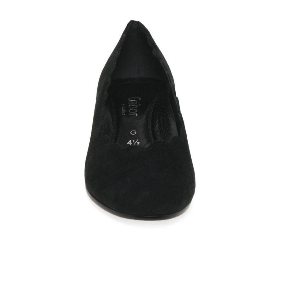 Gabor Daim Noir | Escarpins Femme Gigi Exclusifs